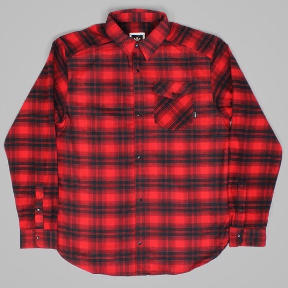 adidas Shirts Adidas Skateboard Flannel Poshmark
